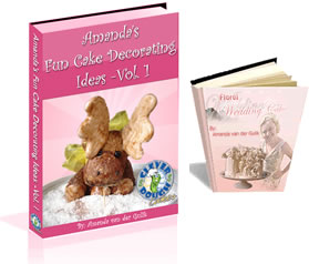 Amanda's Fun Cake Decorating Ideas book And Floral Wedding Cake book