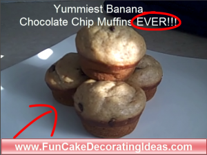 Best Banana Chocolate Chip Muffins Ever!