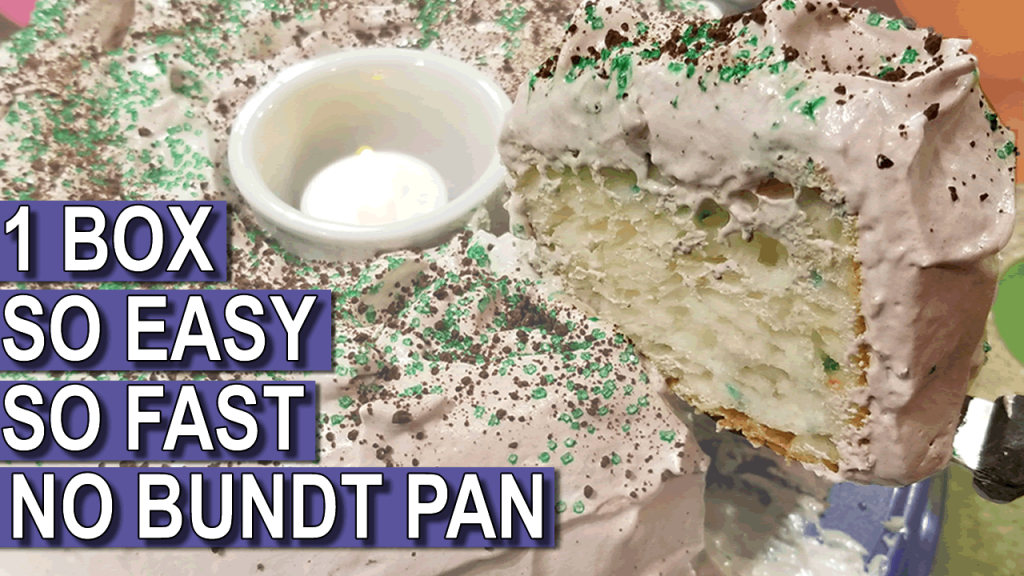 πΌπ° How To Bake An Angel Food Cake From A Box ~ Without A Bundt Pan (Tube Pan)